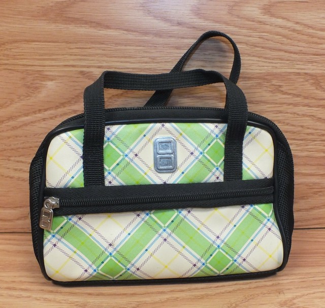 Genuine Nintendo Black & Green Plaid Small Nintendo DS Carrying Case