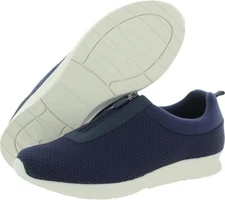 Easy Spirit Laine 2 Size 6 W WIDE Women's Zip-Up Sneakers Casual Shoes Dark Blue