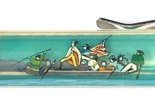Crossing the Delaware Floaty Pen Moving Boat George Washington History Flag
