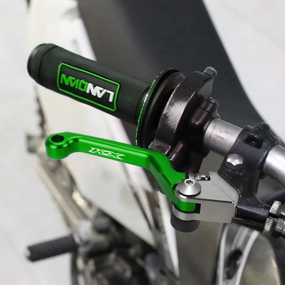 CNC Pivot Brake Clutch Lever Kit For KAWASAKI KX65 KX80 KX85 KX125 KX250 KX250F Foto 2 de 4