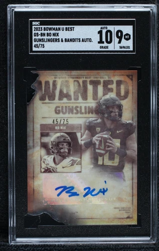 2023 Bowman's Best University Bo Nix #GS-BN