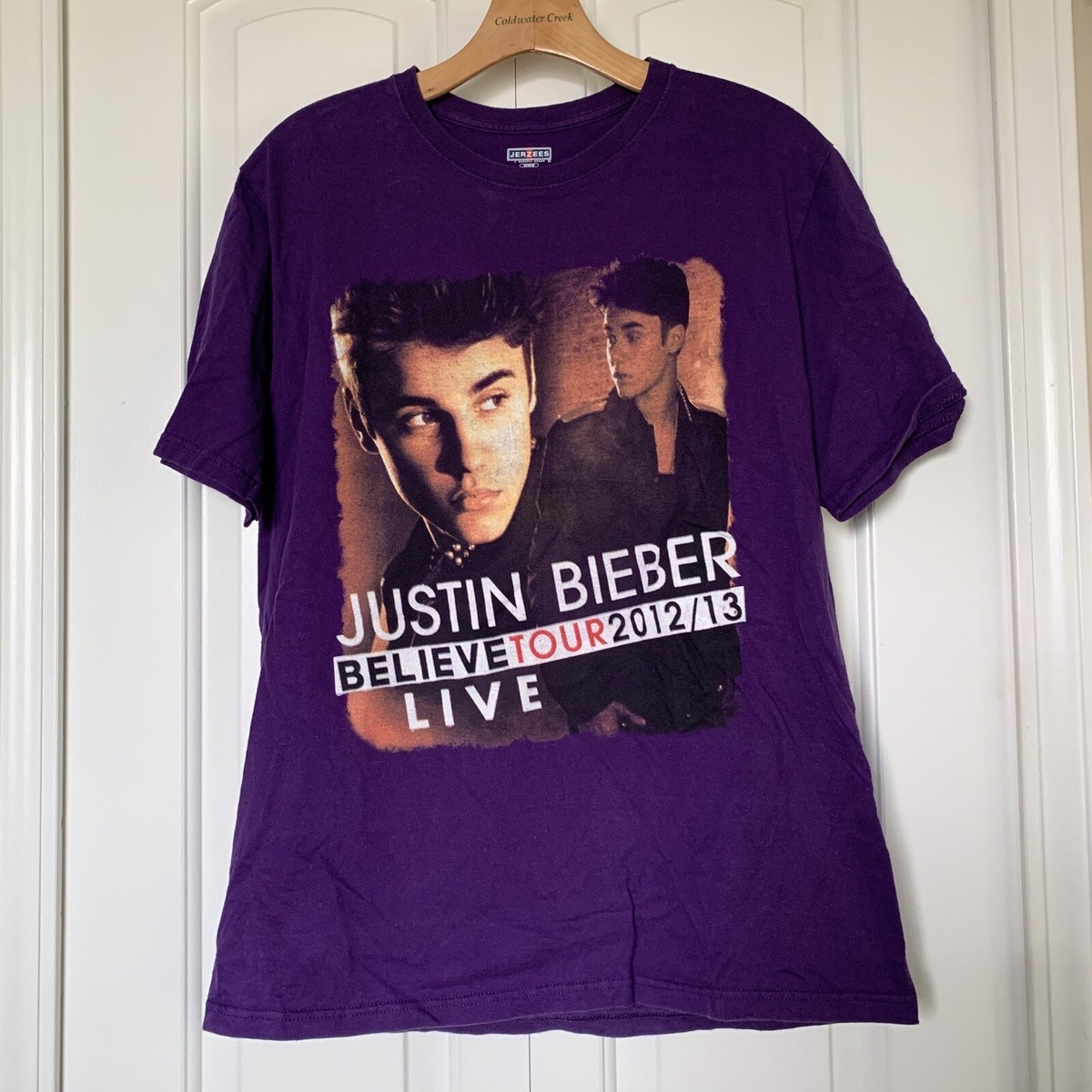 Justin Bieber Believe tour 2012-13 Tシャツ Justin Bieber Live Believe Tour 2012 2013 Shirt Sz M | eBay