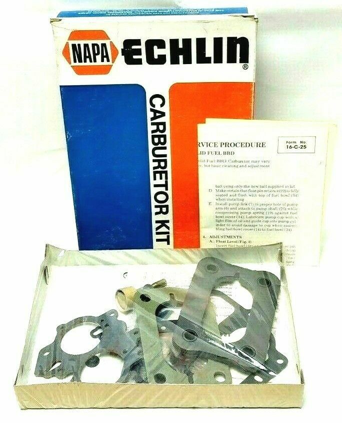 NAPA Carburetor Rebuild Kit Echlin 25615L New Sealed eBay