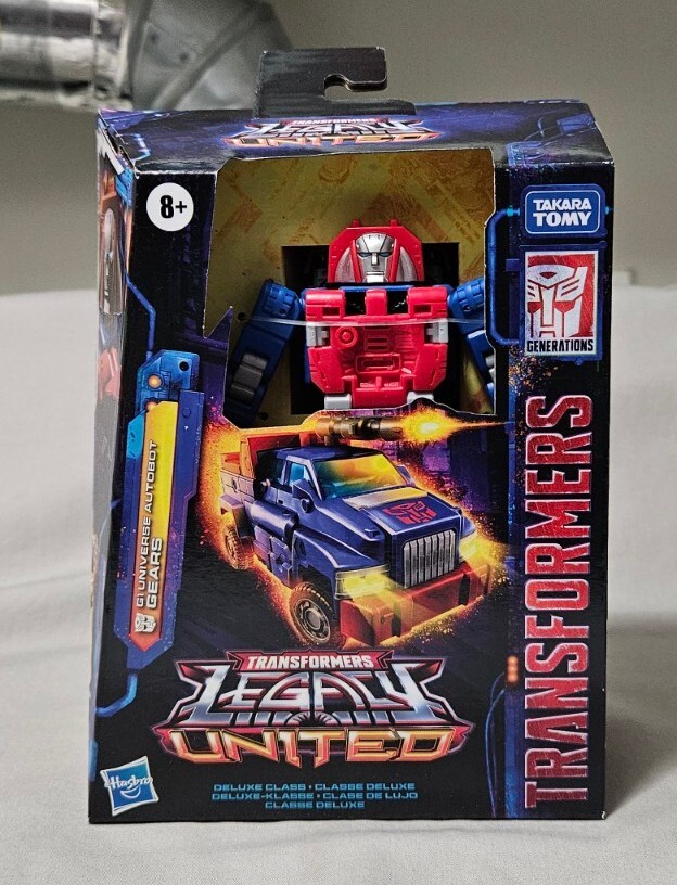 Transformers Generations Legacy United Deluxe G1 Gears Action Figure 2024 Hasbro - We-R-Toys Transformers Generations Legacy United Deluxe G1 Gears Action Figure 2024 Hasbro - We-R-Toys