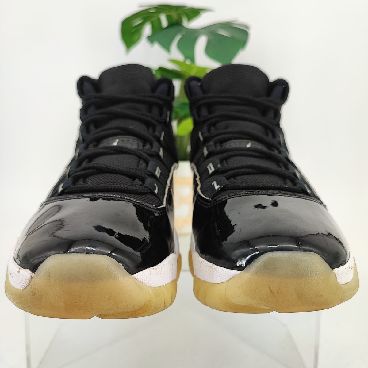 新品未使用品！NIKE AIR JORDAN 11 RETRO 28cm Nike Air Jordan 11 Retro Playoff White Black Edge High Top