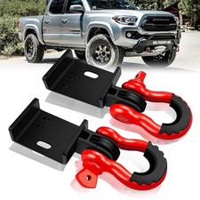 Front Tow Hooks Mounting Bracket with 3/4" Front Demon Tow Hook Bracket