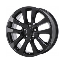 1 OEM 2017-2022 Jeep Grand Cherokee WK 20x8 Gloss Black Rim 9168 9167 5XL06DX8AA