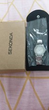New Sekonda Silver Women's Watch With Diamonte And Mother Of Pearl Face