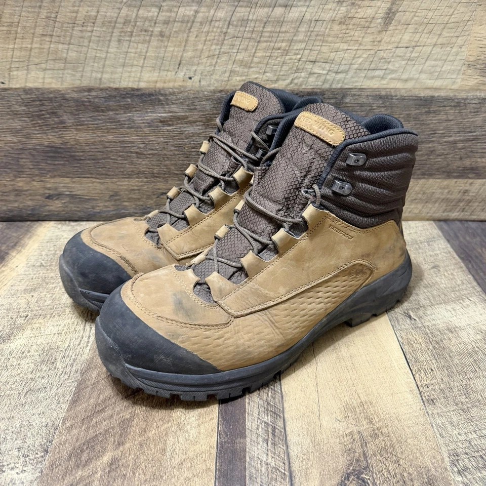 Botas de trabajo Red Wing Apex impermeables puntera de seguridad tostadas negras talla 11,5 Foto 4 de 4