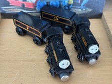 1992 Shining Time Wooden Thomas Train Flat Magnet Donald Douglas with Tenders