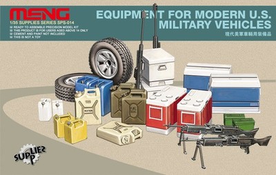 Meng-Model SPS-014 - 1:35 Ausrüstung für moderne US-Militärfahrzeuge - Neu