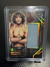 25 UFC Topps Knockout Mat Relic Payton Talbott RC 6/8 Small Corner Ding See Pics
