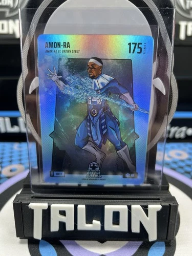2024 Bo Jackson Battle Arena Amon-Ra St Brown Blue Battlefoil ICE