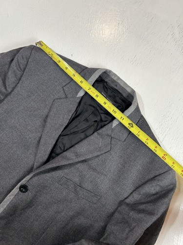 Marc Jacobs Mens Size 48 100% Wool Blazer Sport Coat Jacket Gray Made in Italy - Picture 10 of 11