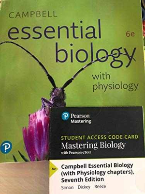 #ad Campbell Essential Biology Paperback by Simon Eric; Dickey Acceptable n $94.79