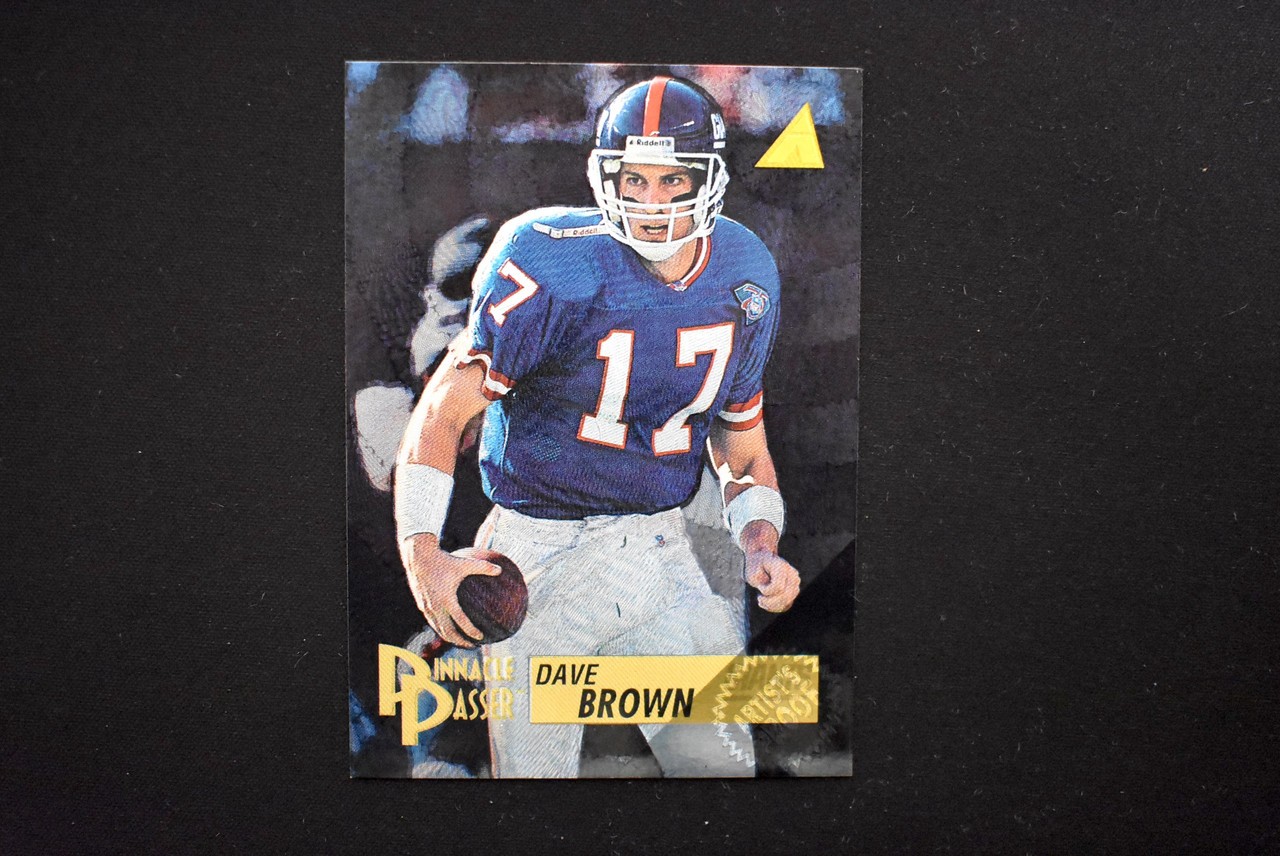 Dave Brown 1995 Pinnacle Passer Artist's Proof #205 New York Giants