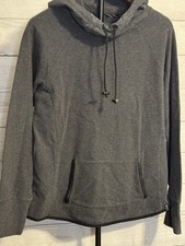 MNY Marc New York Performance Womens Pullover Hoodie Large Charcoal Athleisure