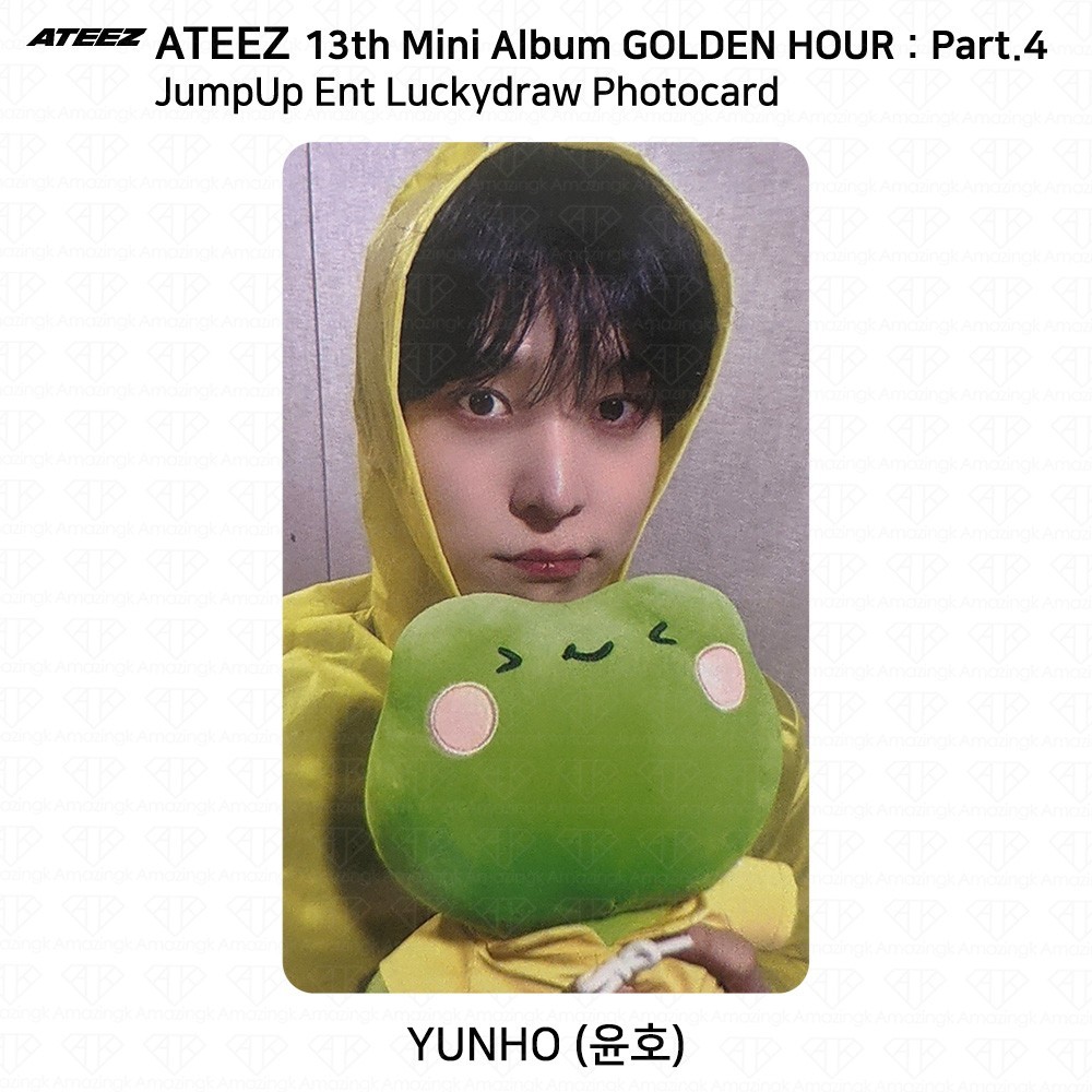 ATEEZ 13th Mini Album Golden Hour Pt.4 JumpUpEnt Lucky Draw