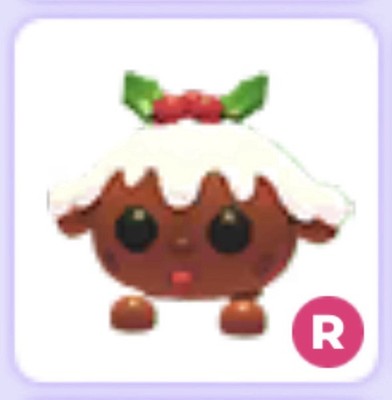 Ride R Christmas Pudding Pup  Cheap   Adopt Me Pet Virtual Item