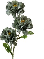 Clayre & Eef Deko-Zweig Blumen GrüN 64Cm Kunststoff Naturlook