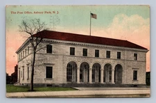 Ocean Grove New Jersey ASBURY PARK Post Office White Border 1920s