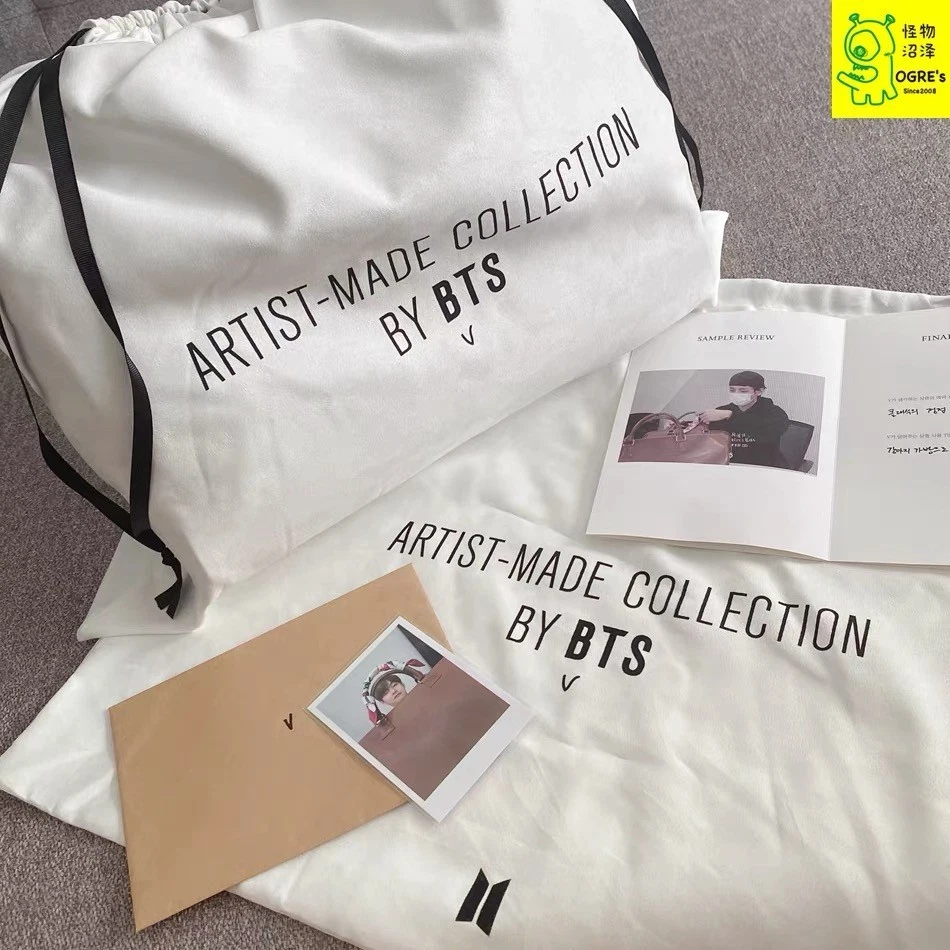 BTS Artist Made Collection V Taehyung Mute Boston Bag W/Box K-POP Official Goods - product detail image 6