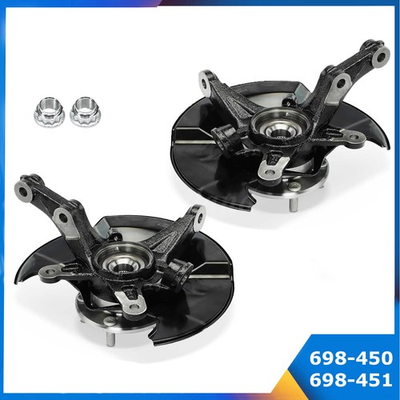 #ad Front Pair Steering Knuckle and Wheel Hub Bearing for 2006 2011 Honda Civic $125.99