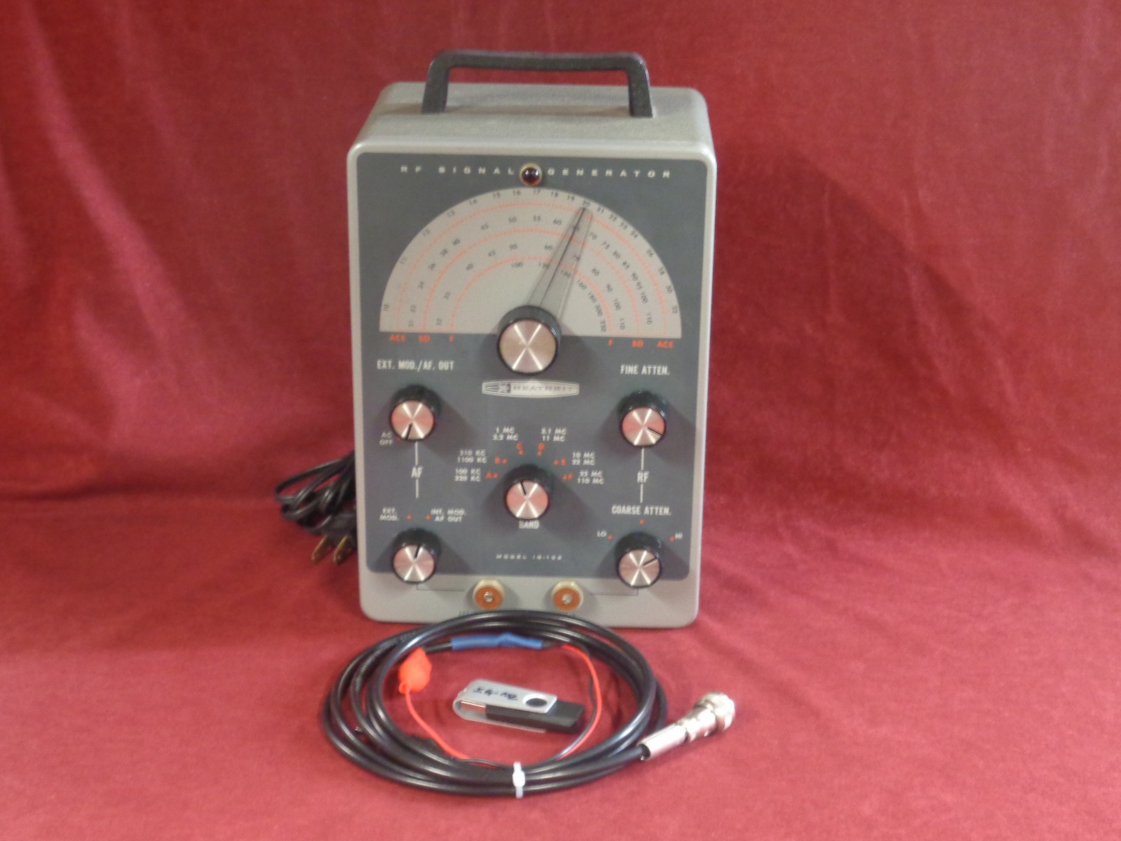 Heathkit IG-102 RF Signal Generator, restored with Extras!