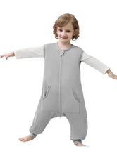 HOMEAL Bamboo Toddler Sleep Sack with Leg, Sleep Sack with Feet 12M -2T