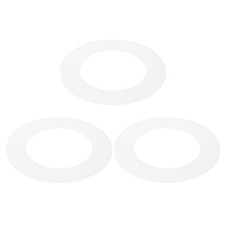 3Pcs 2.8" ID 4.5" OD Plastic Trim Ring Translucent Matte White Goof Rings