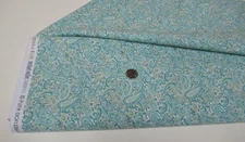 Michael Miller quilt-craft fabric GARDEN DELIGHT mint 1 yd (dcx-12264) Paisley