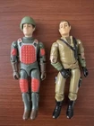 Vtg Arah Action Figure Lot: Flash & Steeler G.I. Joe For Repair