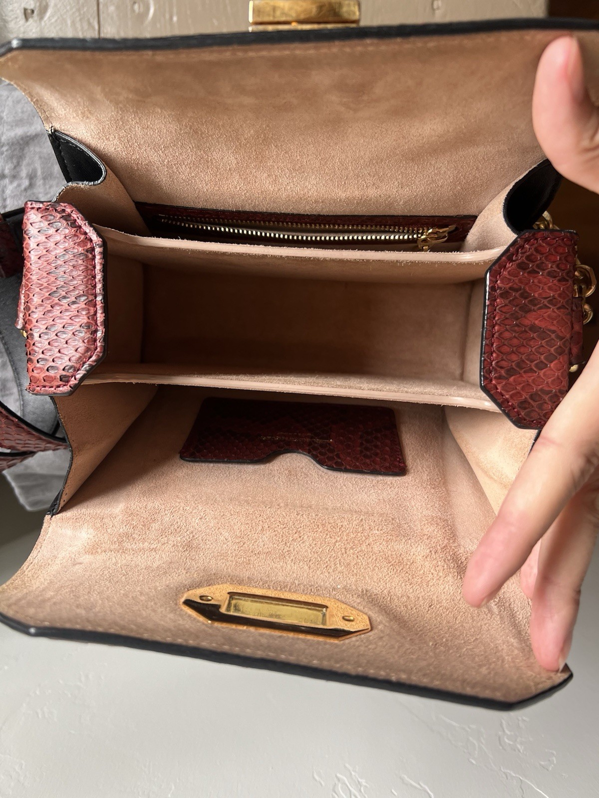 Alexander McQueen Box Bag 19 In Python - image 4