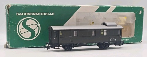 Oldtimer Sachsenmodelle HO 14224 Gepäckpostwagen 117530 Modell verpackt Germany | Zustand: Used
