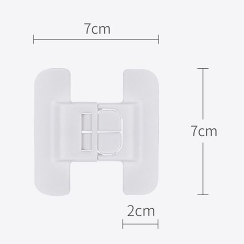 5pcs Lock Buckle for Refrigerator and Cabinets Sturdy and Secure Installation - Bild 4 von 10