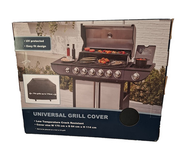 NEU Universal B170xT66xH114cm schwarz Barbecue BBQ Grill wasserdicht Regenschutz