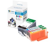 G&G 14795 G&G Xl-Druckerpatronen 4Er Set FüR Hp 934XL/935XL Bk/C/M/Y