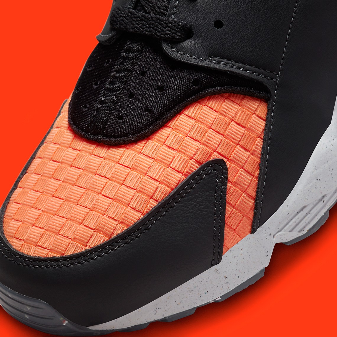 Nike Air Huarache Run Crater PRM Atomic Orange Black  display picture 3