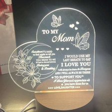 Mothers Day Gifts for Mom from Daughter Son Mom Birthday Gift Night Light