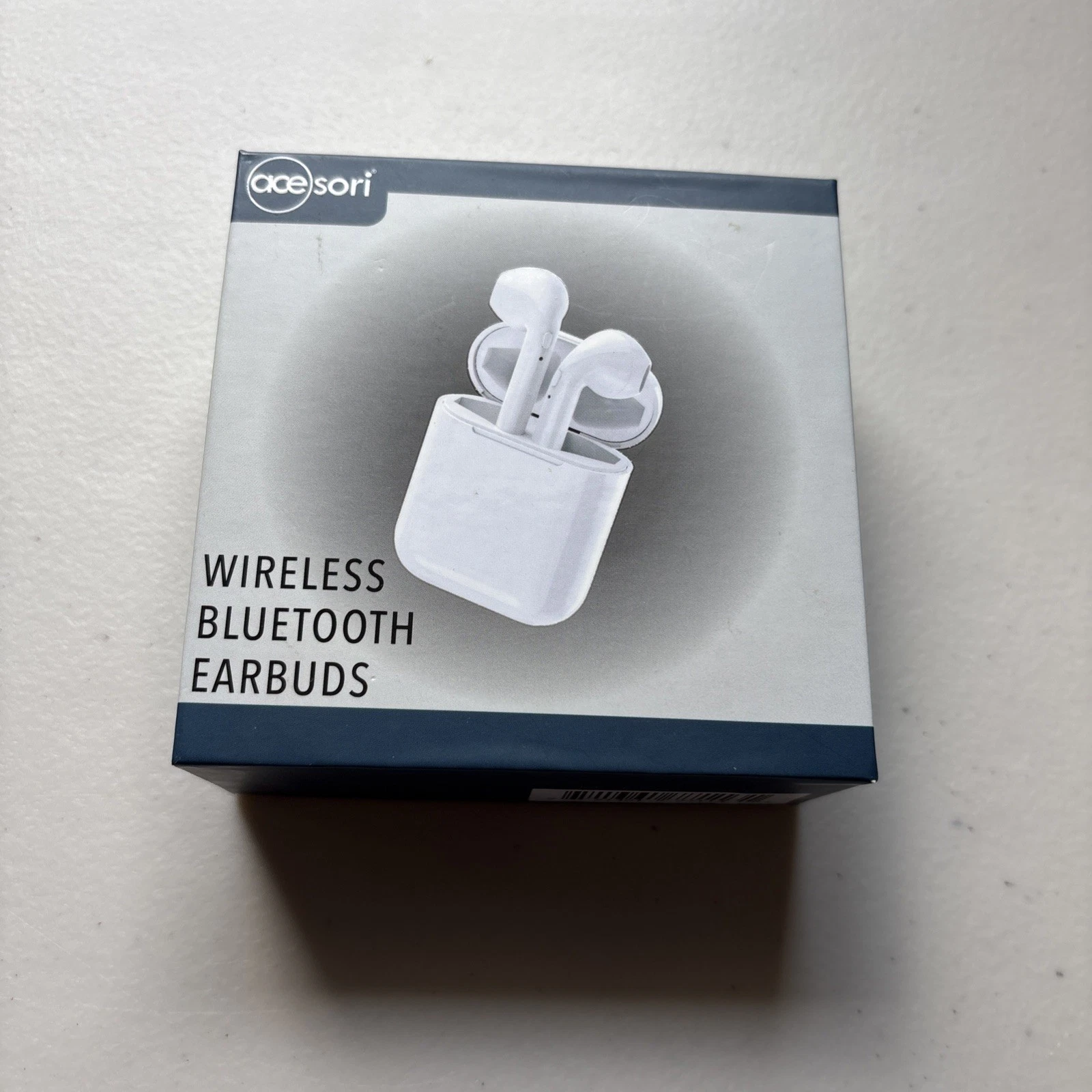 Acesori Wireless Bluetooth Earbuds with Black Case and Charging Cable