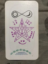 Untitled Egyptian Motif Custom Tarot Deck B/W Rare Limited Edition #02