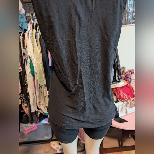 Pink Victoria's Secret Black Tank Top Size L - Picture 3 of 9