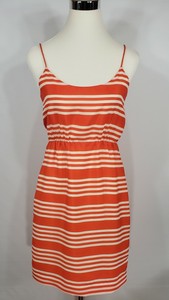 red and white striped sundress