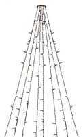 Led Weihnachts Baum Lichter Kette - 200Cm HöHe - Oktopus Beleuchtung Strom AußEn