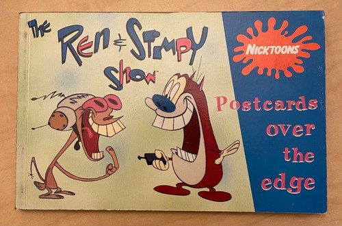 Ren & Stimpy Show Postcards Over the Edge Book 1992 - Old Warehouse Stock - 第 1/1 張圖片