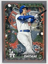 2024 Topps Holiday SHOHEI OHTANI #H1 SILVER GLITTER SP Los Angeles Dodgers