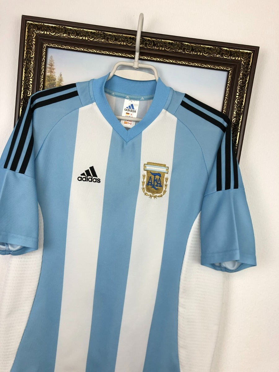 Argentina Home football shirt 2002 Soccer Adidas Jersey Mens