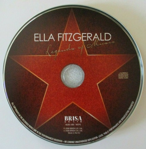 "Ella Fitzgerald - Legends of Music" CD in a Tin, Lady Ella the Queen of Jazz - Picture 3 of 4