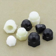M3,M4,M5,M6,M8,M10,M12 Nylon Plastic Cap Nut Acorn Nut Dome Nut Black / White