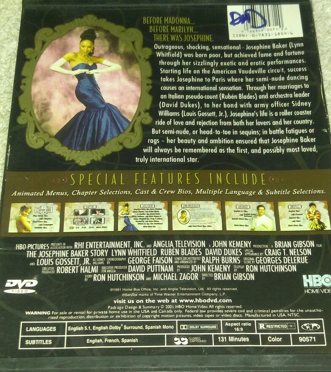 The Josephine Baker Story DVD RARE oop 26359057120| eBay